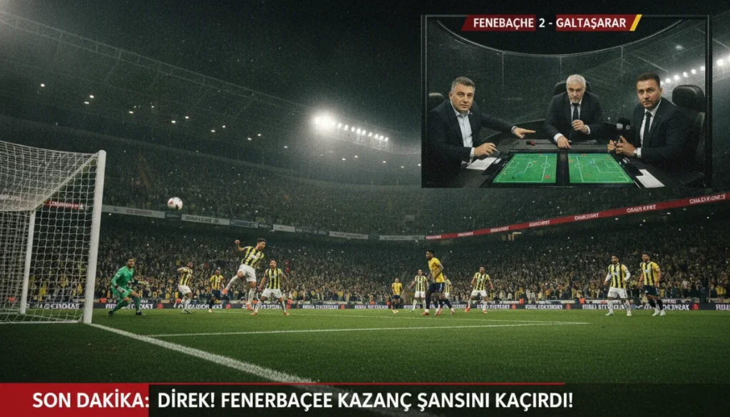 Gaziantep’te Kaybolan İki Puan: Fenerbahçe’nin Oyun Akıl Tutulması ve Kartal’ın Tercihleri